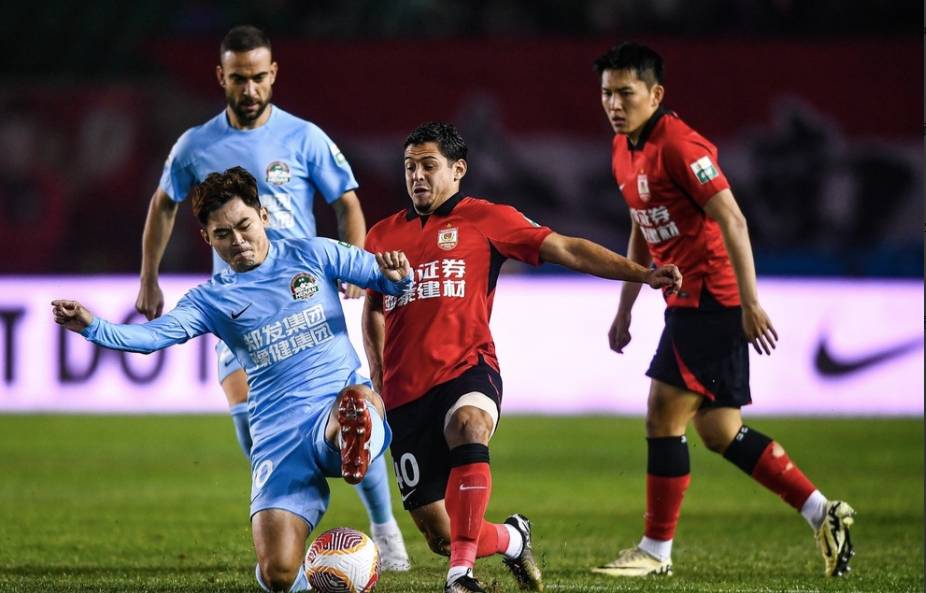 德信app下载-泰达战平申花,保级形势稍显改善